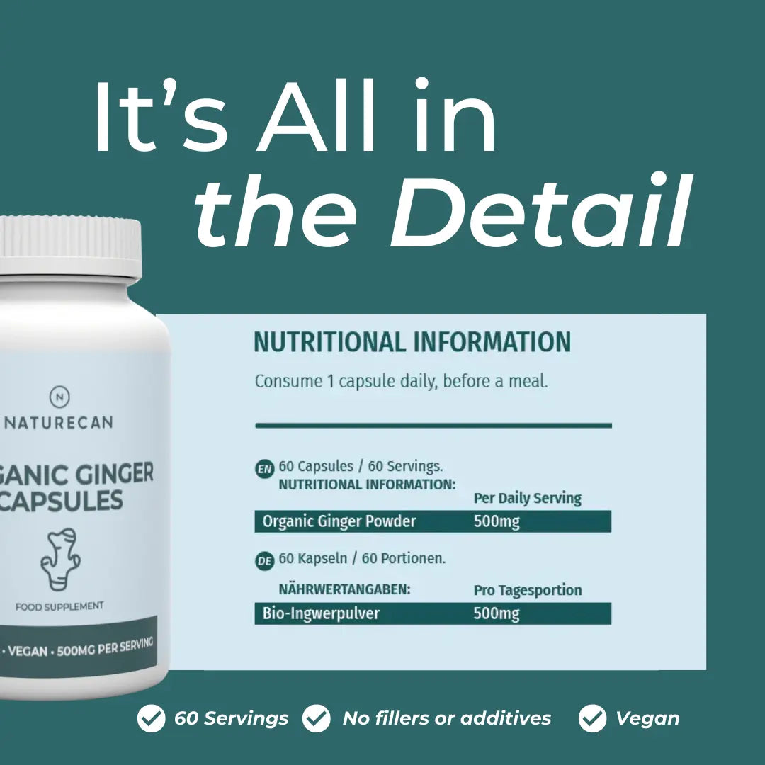 Naturecan fitness hk Organic Ginger Supplement