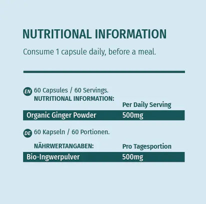 Naturecan fitness hk Organic Ginger Supplement